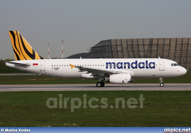 D-AUBM, Airbus A320-200, Mandala Airlines