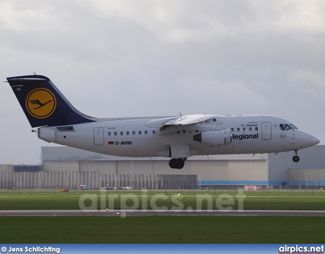 D-AVRR, British Aerospace Avro RJ85, Lufthansa CityLine