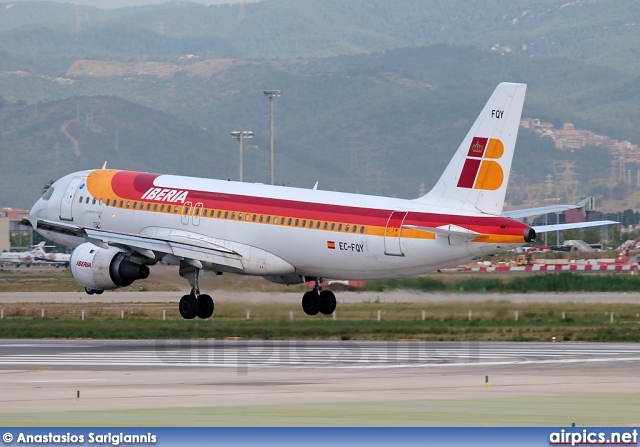 EC-FQY, Airbus A320-200, Iberia