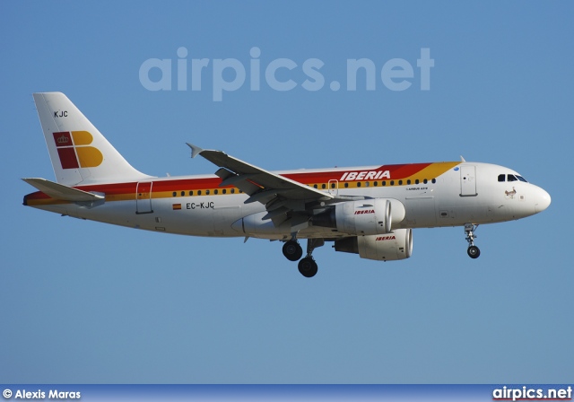 EC-KJC, Airbus A319-100, Iberia