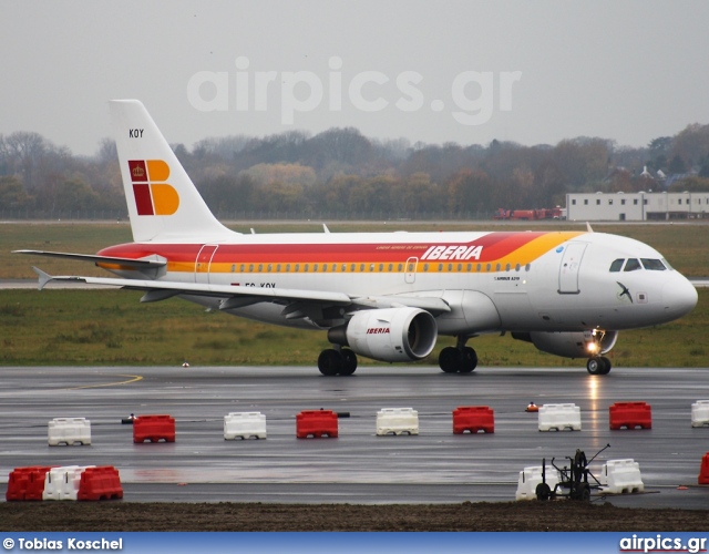 EC-KOY, Airbus A319-100, Iberia