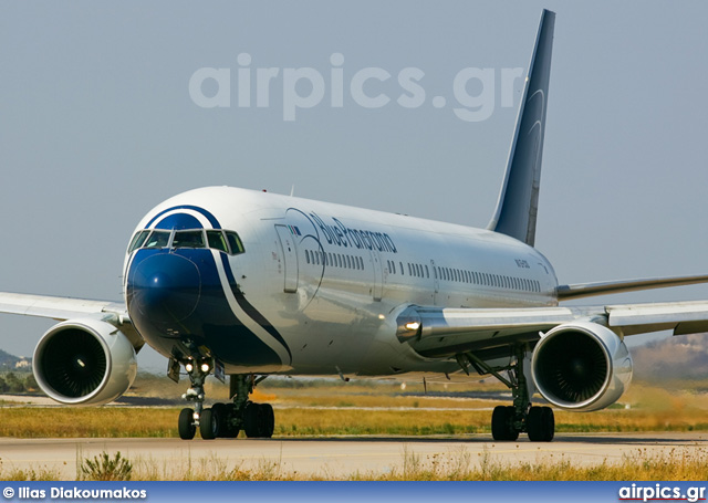 EI-CXO, Boeing 767-300ER, Blue Panorama