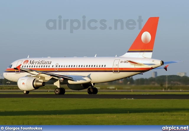 EI-DEZ, Airbus A319-100, Meridiana