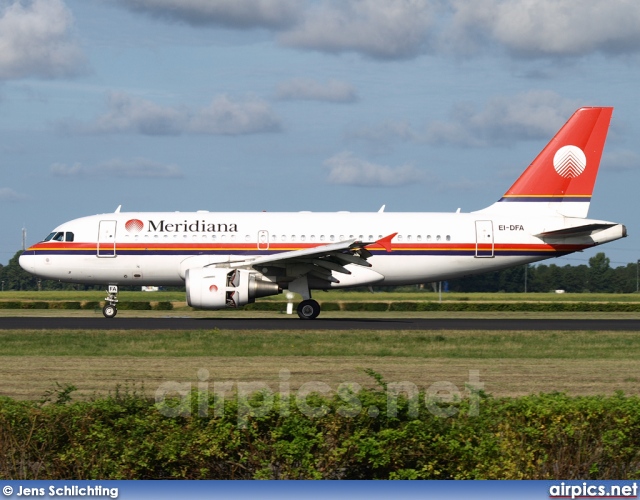 EI-DFA, Airbus A319-100, Meridiana