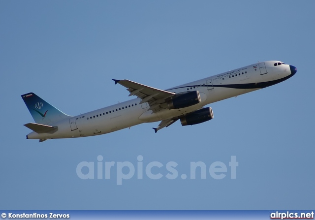 EP-AGB, Airbus A321-200, Islamic Republic of Iran