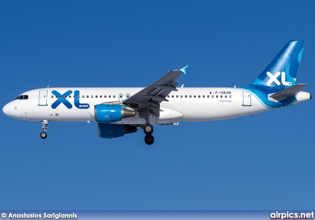 F-GKHK, Airbus A320-200, XL Airways France