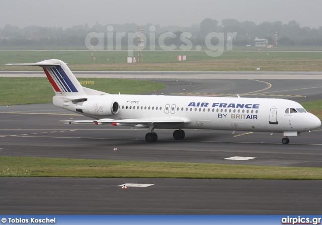 F-GPXG, Fokker F100, Brit Air