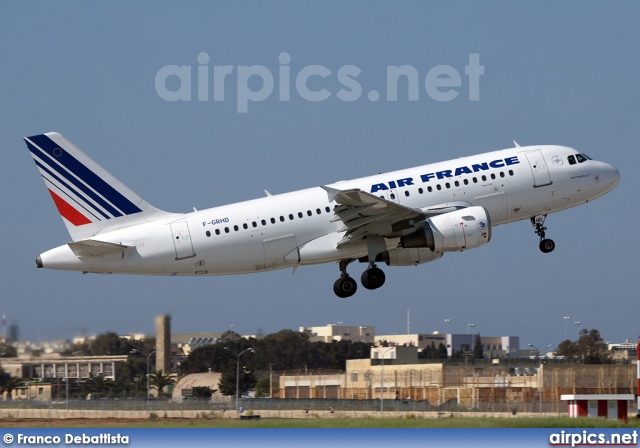 F-GRHD, Airbus A319-100, Air France