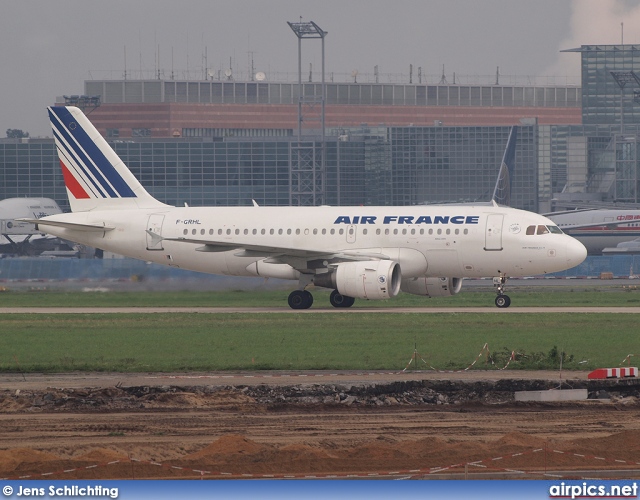 F-GRHL, Airbus A319-100, Air France