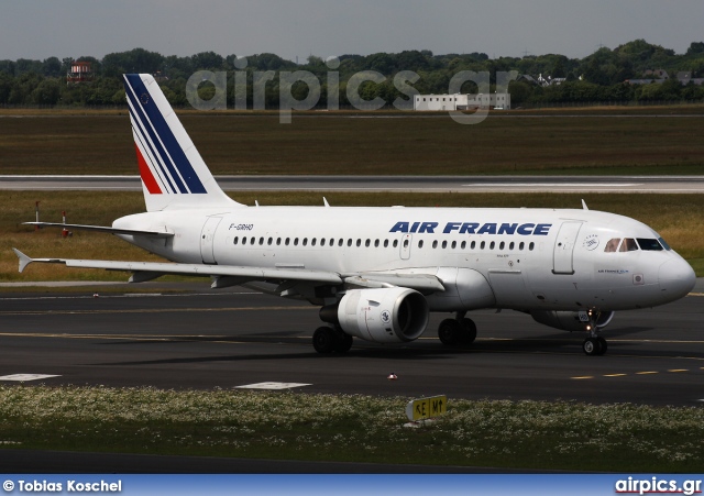 F-GRHO, Airbus A319-100, Air France