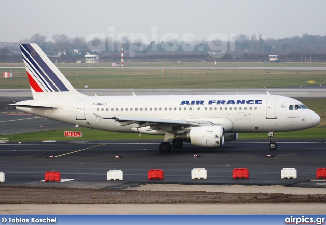 F-GRHU, Airbus A319-100, Air France