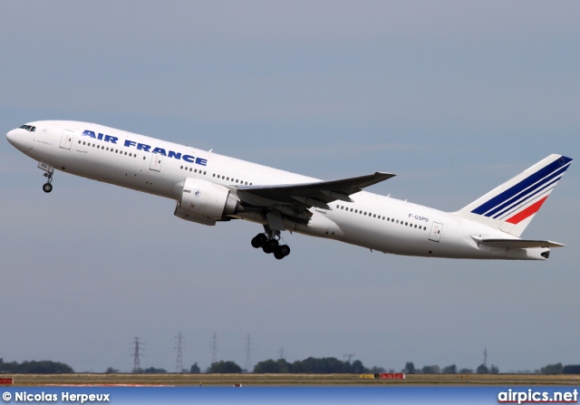 F-GSPO, Boeing 777-200ER, Air France
