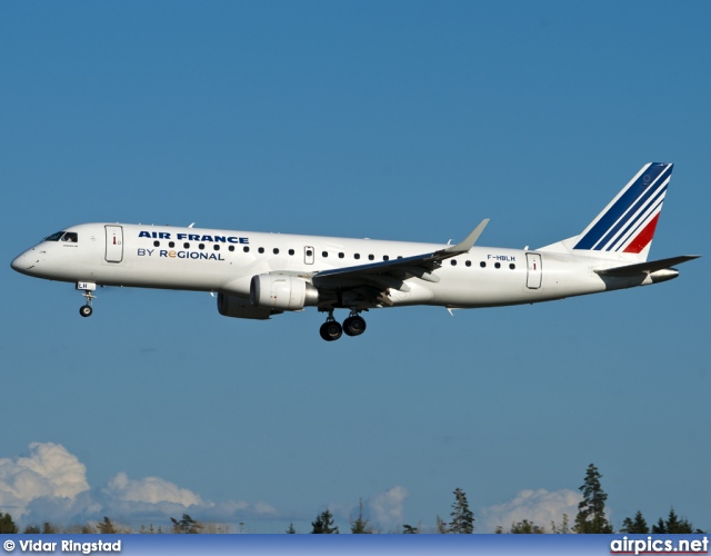 F-HBLH, Embraer ERJ 190-100LR (Embraer 190), Regional