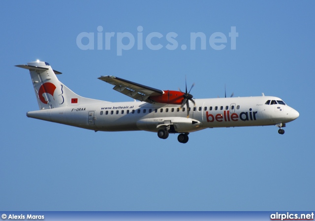 F-ORAA, ATR 72-210, Belle Air