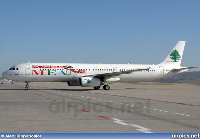 F-ORMG, Airbus A321-200, Middle East Airlines (MEA)