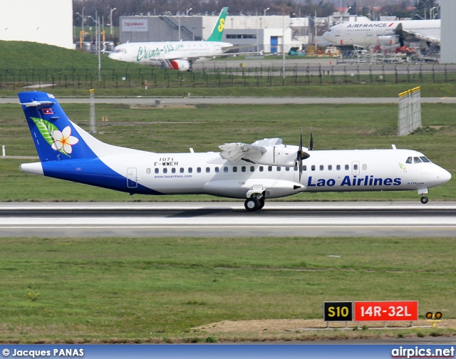 F-WWEH, ATR 72-600, Lao Airlines