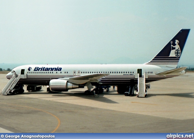 G-BYAB, Boeing 767-200ER, Britannia Airways