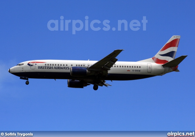 G-DOCW, Boeing 737-400, British Airways