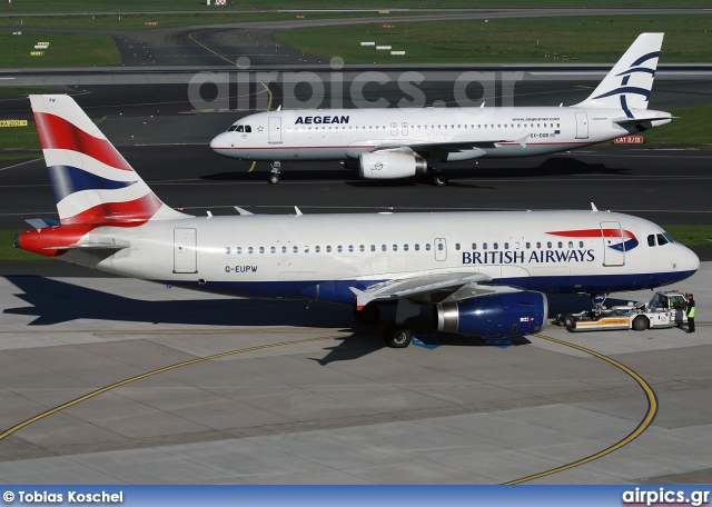 G-EUPW, Airbus A319-100, British Airways