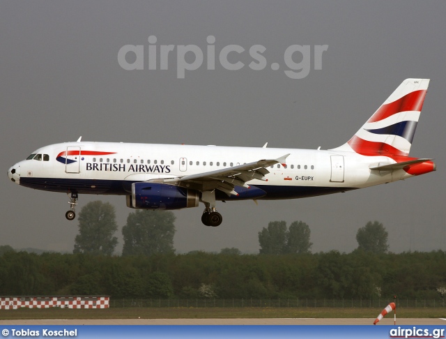 G-EUPX, Airbus A319-100, British Airways
