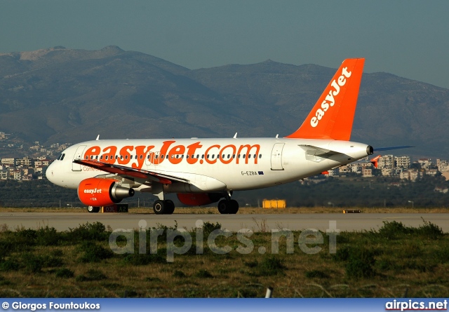 G-EZBA, Airbus A319-100, easyJet