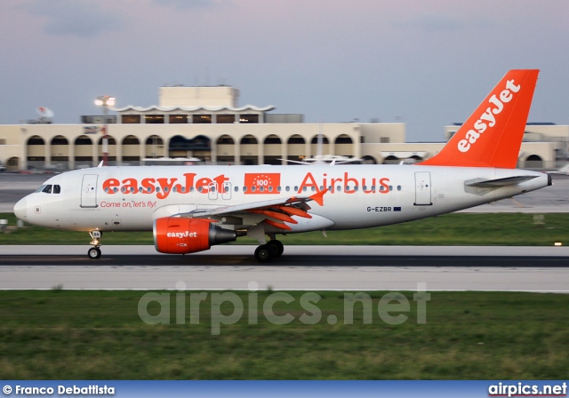 G-EZBR, Airbus A319-100, easyJet