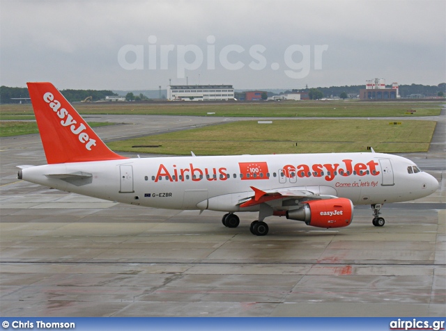 G-EZBR, Airbus A319-100, easyJet