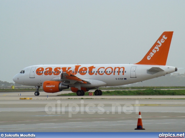 G-EZDP, Airbus A319-100, easyJet