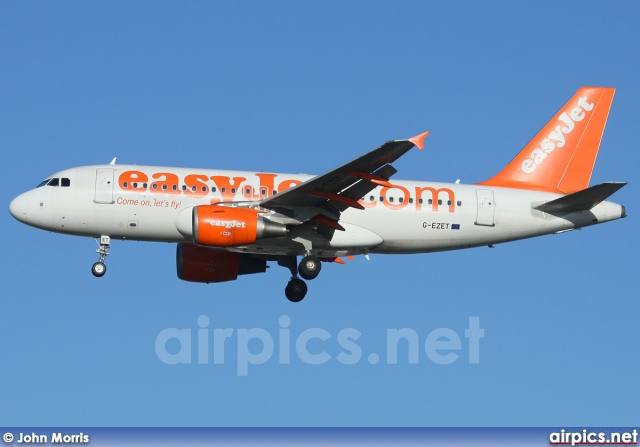 G-EZET, Airbus A319-100, easyJet