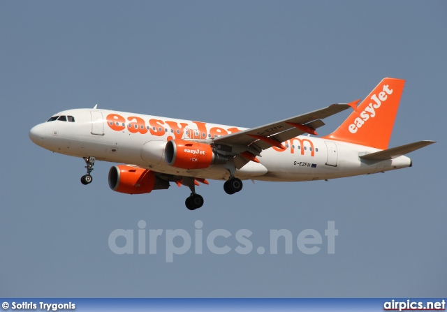 G-EZFH, Airbus A319-100, easyJet