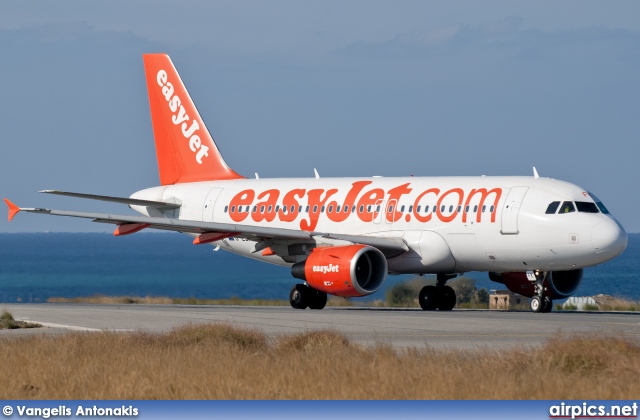 G-EZFK, Airbus A319-100, easyJet