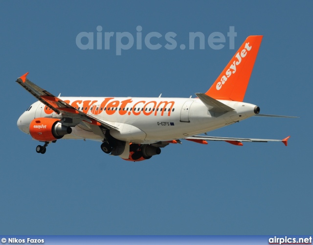 G-EZFS, Airbus A319-100, easyJet