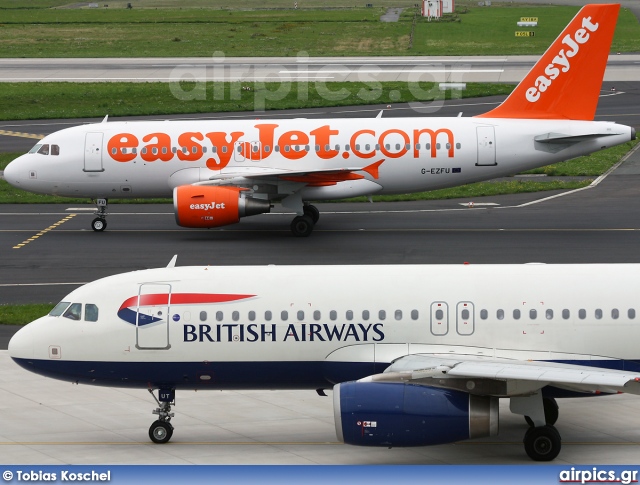 G-EZFU, Airbus A319-100, easyJet