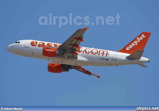 G-EZGG, Airbus A319-100, easyJet