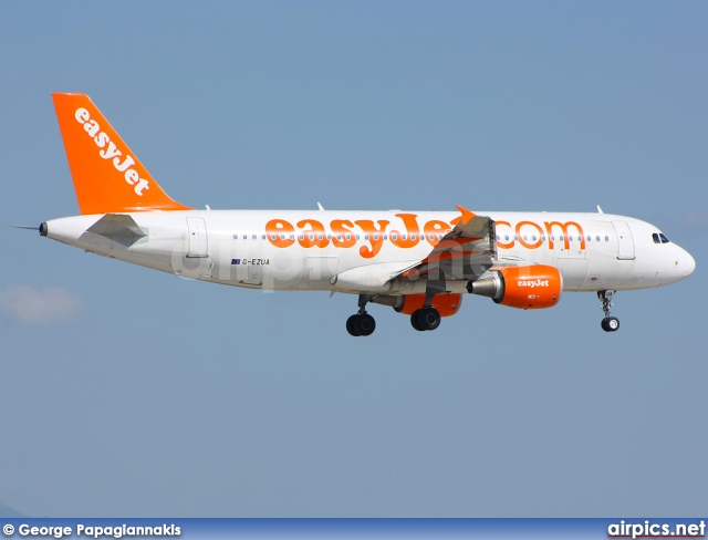 G-EZUA, Airbus A320-200, easyJet