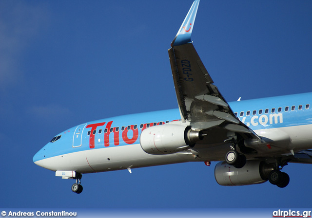 G-FDZD, Boeing 737-800, Thomsonfly