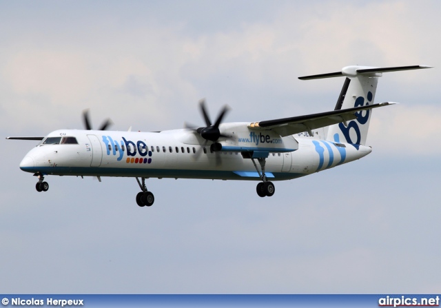 G-JECU, De Havilland Canada DHC-8-400Q Dash 8, flybe.British European