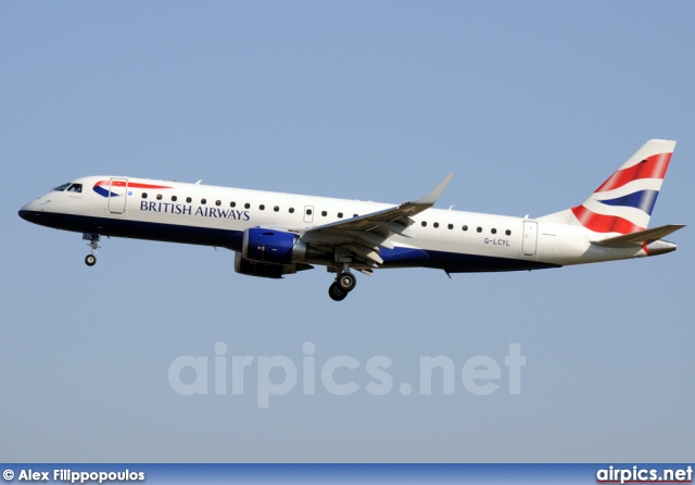 G-LCYL, Embraer ERJ 190-100SR (Embraer 190), British Airways