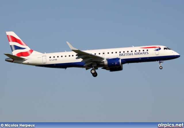 G-LCYM, Embraer ERJ 190-100SR (Embraer 190), BA CityFlyer