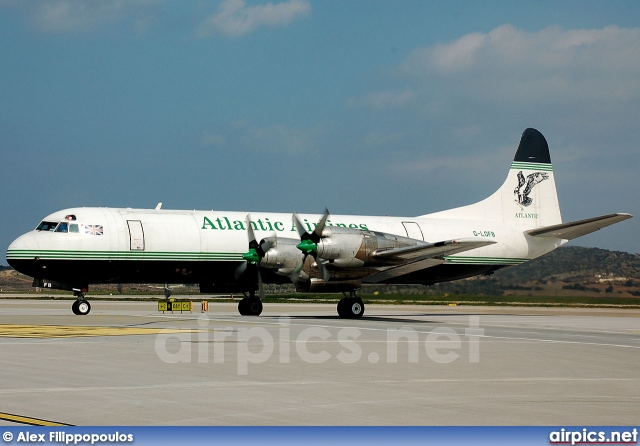 G-LOFB, Lockheed L-188C(F) Electra, Atlantic Airlines (UK)