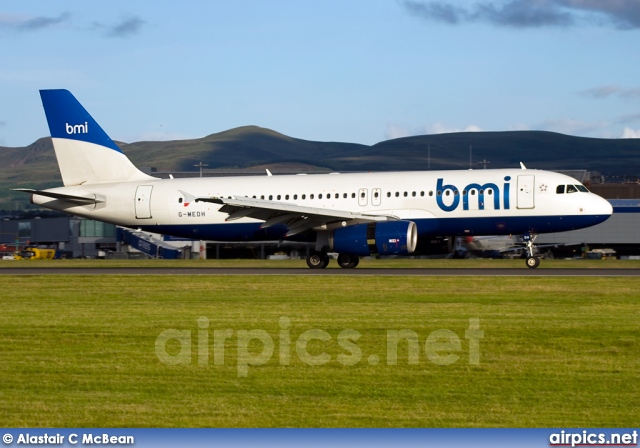 G-MEDH, Airbus A320-200, bmi