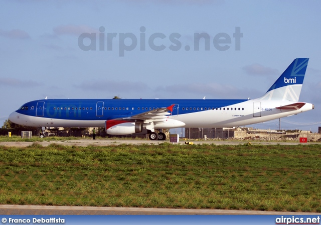 G-MEDU, Airbus A321-200, bmi