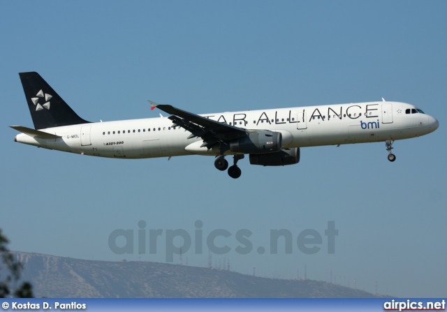 G-MIDL, Airbus A321-200, bmi