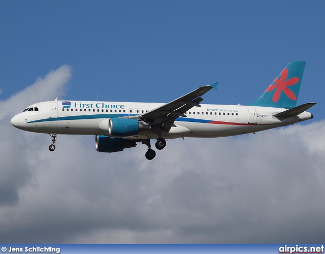 G-OOPT, Airbus A320-200, Thomson Airways