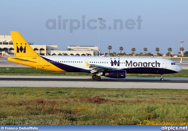 G-OZBZ, Airbus A321-200, Monarch Airlines