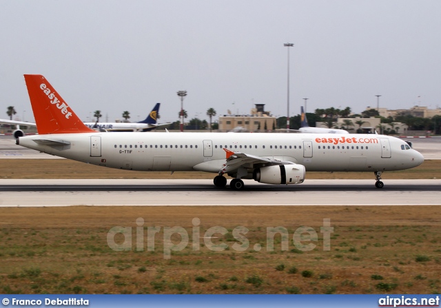 G-TTIF, Airbus A321-200, easyJet