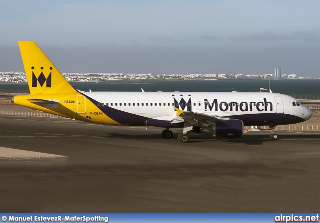 G-ZBAH, Airbus A320-200, Monarch Airlines