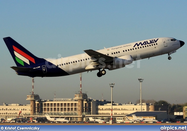 HA-LOM, Boeing 737-800, MALEV Hungarian Airlines