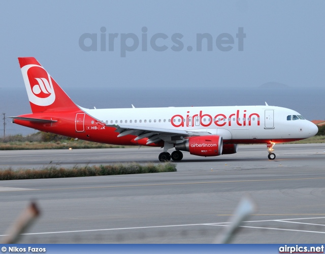 HB-IOX, Airbus A319-100, Air Berlin