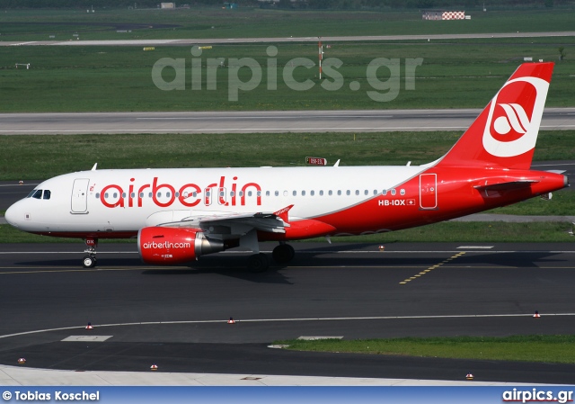 HB-IOX, Airbus A319-100, Air Berlin